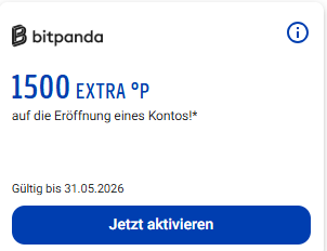 PAYBACK Punkte Aktion für Bitpanda Kontoeröffnung