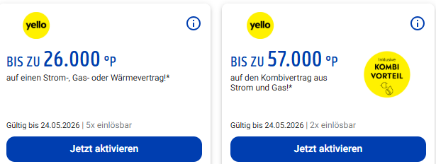 PAYBACK Aktion Yello